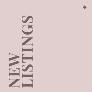 New listings follow this heading